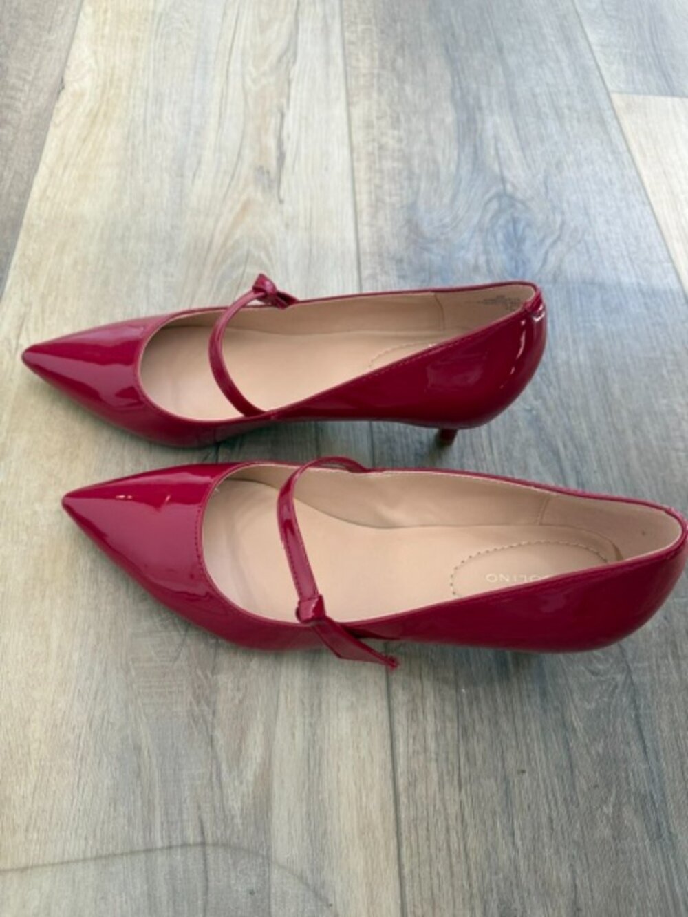 NEW Women's Red Patent Leather Stiletto Heels Sz. 9